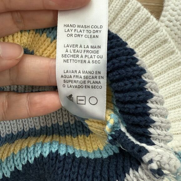 FRAME Striped Drop Shoulder Hooded Sweater MSRP $325 Sz XS—As Seen On TV - Picture 6 of 16